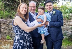 Happy family photo shoot